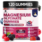 OUTELANDE magnesium glycinate gummies bottle showing 120-count daily wellness pack