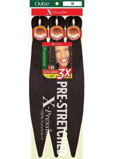 Outre X-Pression Braid 42 front-pack view shows pack-ready texture for quick installs