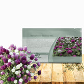 Outsidepride mixed Gomphrena seeds create vibrant globe blooms for long-lasting arrangements.
