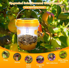 Outtkitywi reusable hornet trap offers durable, long-lasting outdoor use.