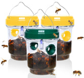 Outtkitywi outdoor hanging wasp traps attract insects for safer outdoor spaces.