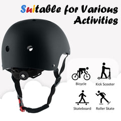 OUWOER kids bike helmet adjustment dial enables quick, precise size changes.