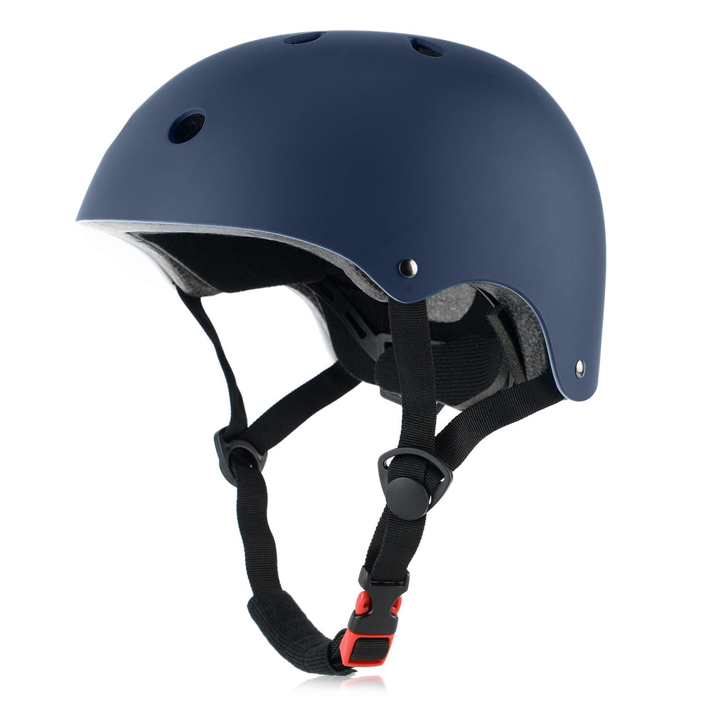 OUWOER Kids Bike Helmet front view demonstrating protective shell and design