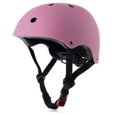 OUWOER Kids Bike Helmet pink with 3 sizes for growing heads and secure rides.