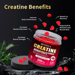 OUYIYUA creatine label emphasizes vegan, sugar-free, gluten-free formula
