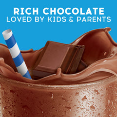 Ovaltine Rich Chocolate 12oz tub back label highlights kosher certification.
