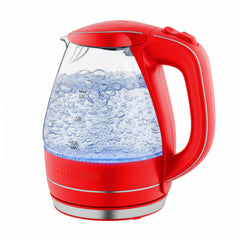 OVENTE KG83R with blue LED glow for ambient boiling sessions