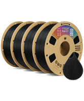 Overture 4kg bundle black spools, neatly packaged for easy storage and quick setup.