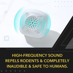 OWLTRA OW-5 plug-in rodent repeller in-wall design keeps spaces safer and quiet.