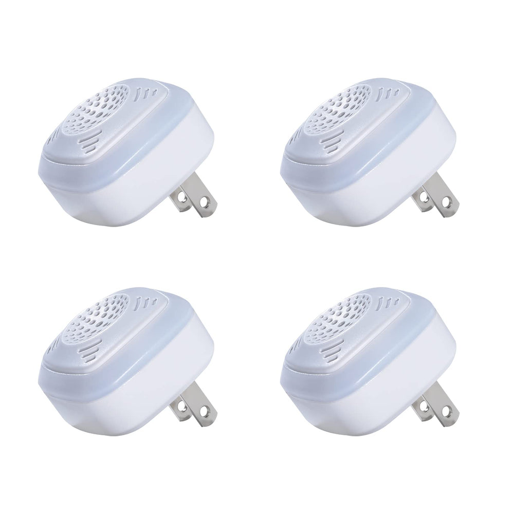 OWLTRA OW-5 ultrasonic rodent repellers provide four-pack coverage for medium rooms.