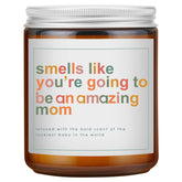 OWSUMER lavender soy wax candle 7oz in a tin for relaxation and calm moments.