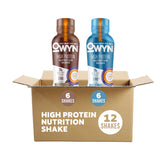 OWYN High Protein Shake chocolate bottle highlights dairy-free protein for on-the-go fuel.