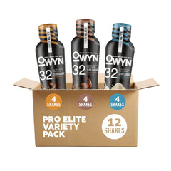 OWYN Pro Elite Chocolate bottle pour shows dairy-free protein for post-workout refuel