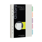 Oxford A5 ivory refill paper with a smooth writing surface.