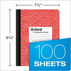 Oxford Composition Notebook blue cover, perfect for class notes and planning.