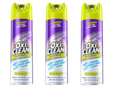 OxiClean Foam-Tastic bathroom cleaner bottle with thick foam clinging to surfaces