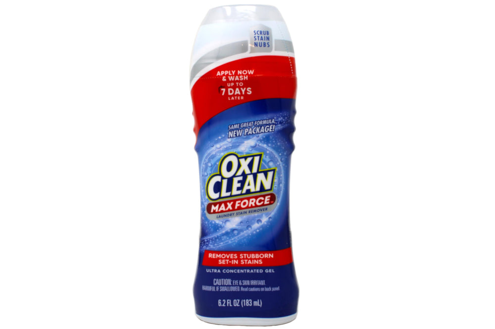 OxiClean MaxForce Gel Stick front view for quick stain removal.