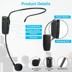 oxxyeeks headset mics in classroom or studio setting.