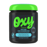 Oxy Deep Pore pad textured side exfoliates and unclogs pores for clearer skin.