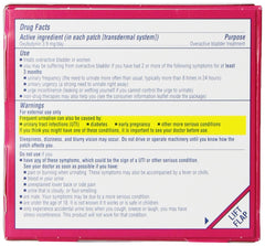 Oxytrol for Women patch on hip demonstrates flexibility for daily wear.