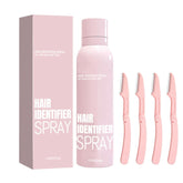 OYB Hair Identifier Spray highlights facial hairs for a clearer, more precise shave