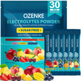 OZENKE electrolyte packets 30 sticks front view ideal for on-the-go hydration