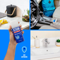 Ozium car odor neutralizer burst removes stubborn scents.