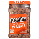 P-Nuttles Butter Toffee Peanuts in a resealable jar for sharing