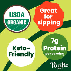 Pacific Foods broth ingredients with vegetables rosemary and mushrooms create depth