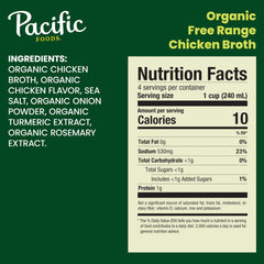 Pacific Foods broth simmering in a pot to enrich stews and gravies