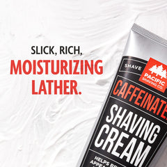 Pacific Shaving Company travel pack front showing airport-friendly packaging.