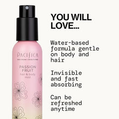 Pacifica Passion Fruit heart notes visual highlighting floral warmth