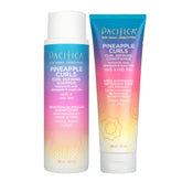 Pacifica Pineapple Curls shampoo bottle for curl-friendly, sulfate-free cleansing