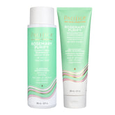 Pacifica Rosemary Purify Shampoo bottle shows a detoxifying cleanse for a refreshed scalp.