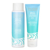 Pacifica Salty Waves shampoo bottle shows lightweight texture for all hair types