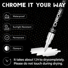 Pagather liquid chrome pen demonstrating smooth ink flow on a model.