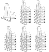 Pairswind 50-pack display stand in clear acrylic showcasing a card collection neatly