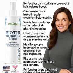 Paisle Botanics Biotin spray delivers shine with soft, weightless feel