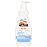 Palmer's Baby Lotion bottle showing cocoa butter formula for gentle skin care