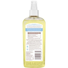 Palmer's Cocoa Butter baby oil delivers 48-hour moisture for soft skin.