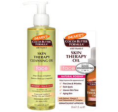 Palmer's cleansing oil dissolves dirt and makeup for a refreshed complexion.