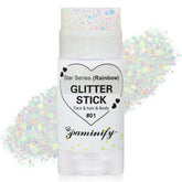 Paminify Rainbow White Glitter Stick adds hair sparkle for mermaid cosplay.