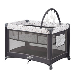 Pamo Babe Pack and Play folding-compact enables easy travel transport.