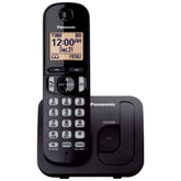 Panasonic KX-TGC200B handset with amber backlit display for easy night viewing.