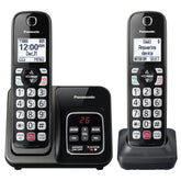 Panasonic KX-TGD832M front view showing the sleek cordless design for home use.