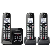 Panasonic KX-TGD833M handsets with high-contrast display improve readability in dim rooms.