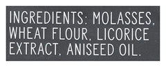 Panda Licorice Chew texture details highlight glossy surface.
