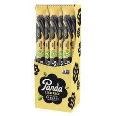 Panda Natural Soft Licorice pack shown for on-the-go snacking.