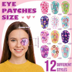Panelee eye patches donut pattern keeps you chic while brightening your mood.