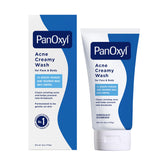 PanOxyl bottle front view promoting daily antimicrobial acne wash for clearer skin.